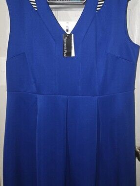 Metaphor Bold Royal Blue Dress